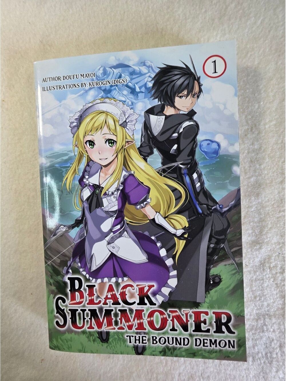 Black Summoner Vol 1 The Bound Demon Light Novel Doufu Mayoi New
